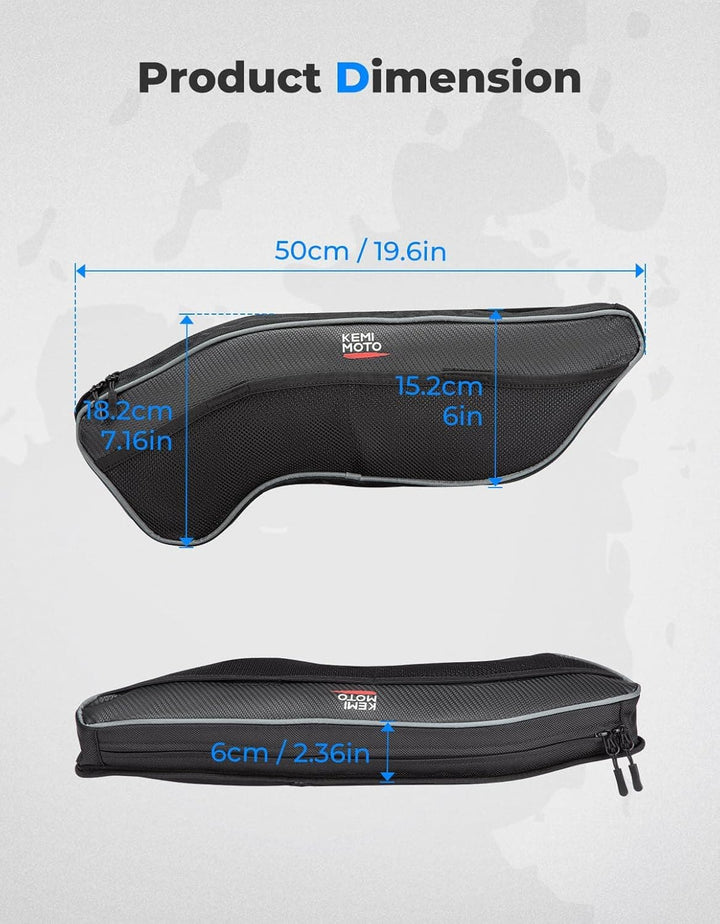 Front Upper Door Bags for Polaris General 1000/4 1000 2016-2024, 2PCS - Kemimoto