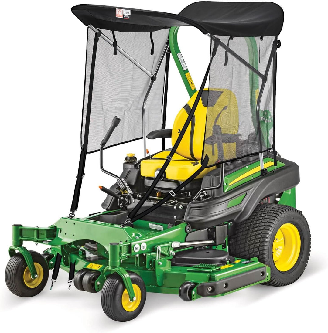 Zero Turn Lawn Mower Sun Shade Canopy with UV Protection for John Deere Cub Cadet Kubota Troy-Bilt
