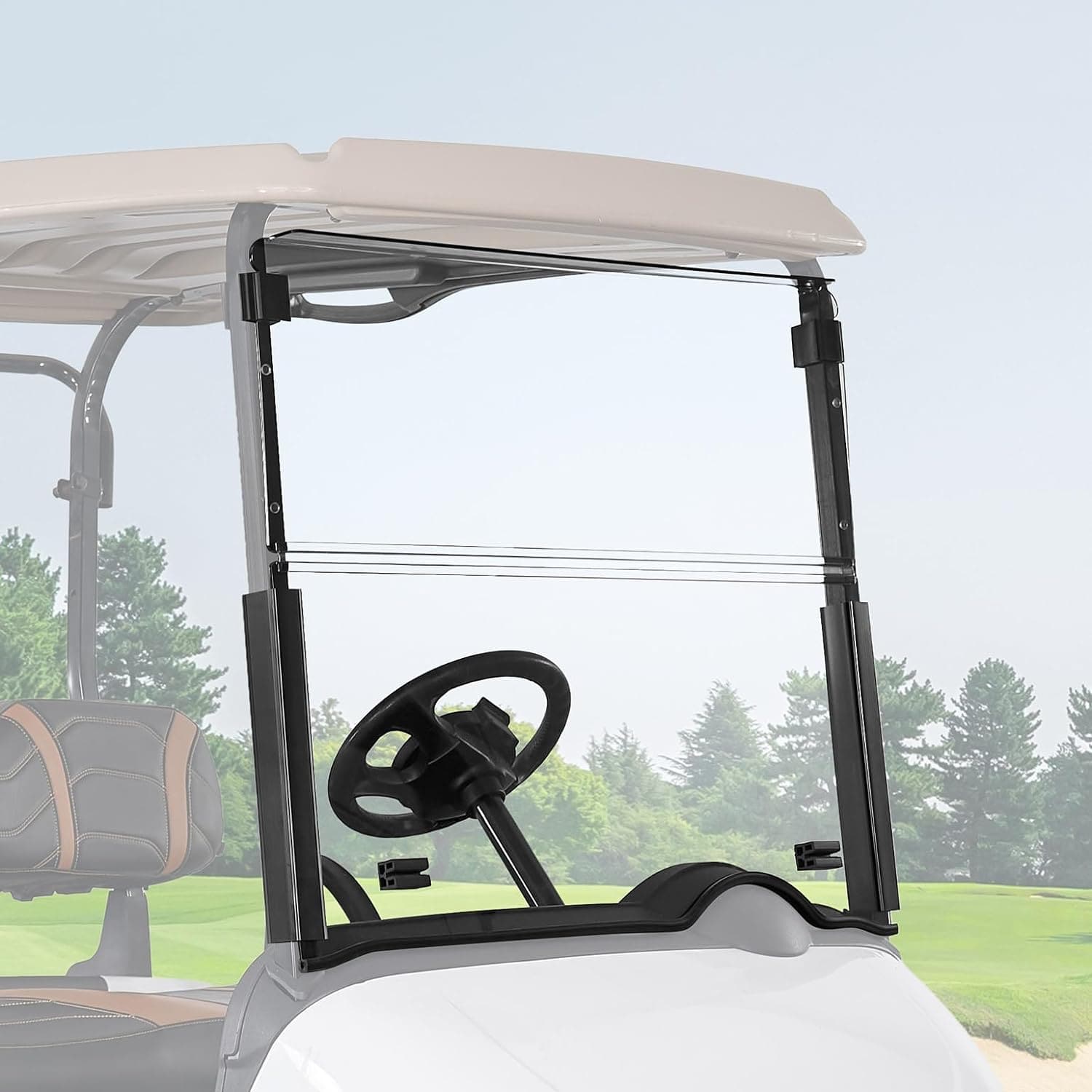 Golf Cart Windshield for EZGO RXV (2008-Up) - Kemimoto