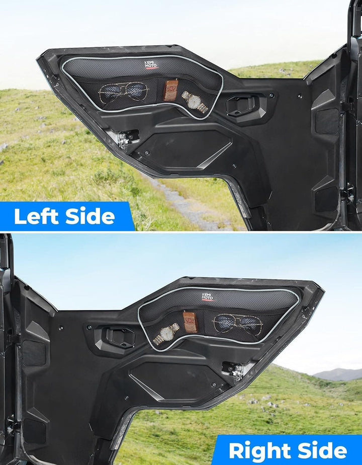 Front Upper Door Bags for Polaris General 1000/4 1000 2016-2024, 2PCS - Kemimoto