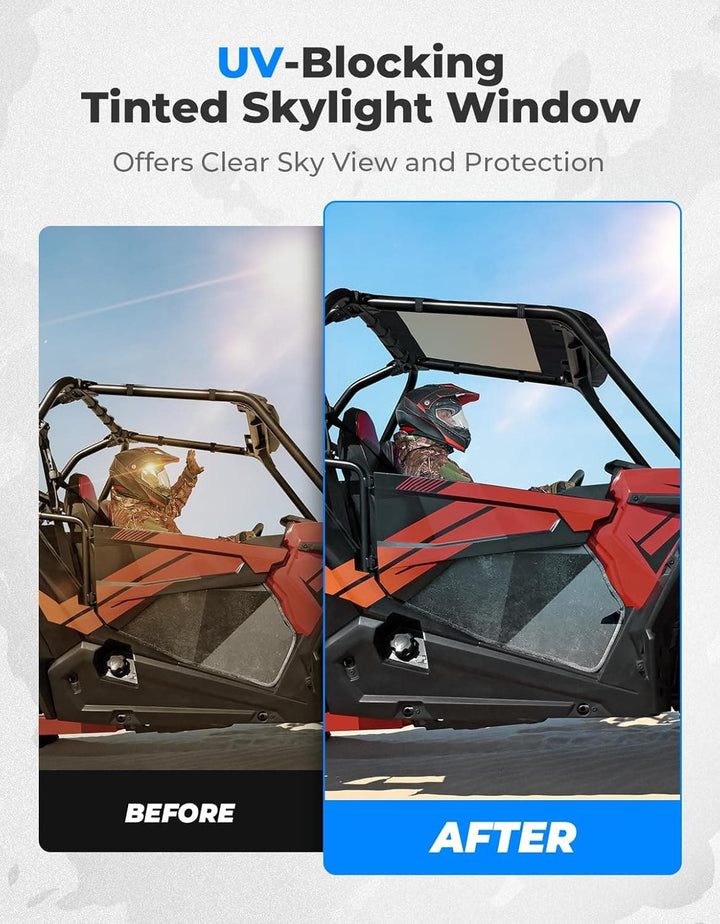 Soft Canvas Roof Top for Polaris RZR XP 1000 / Turbo / 900 2014-2023 - Kemimoto