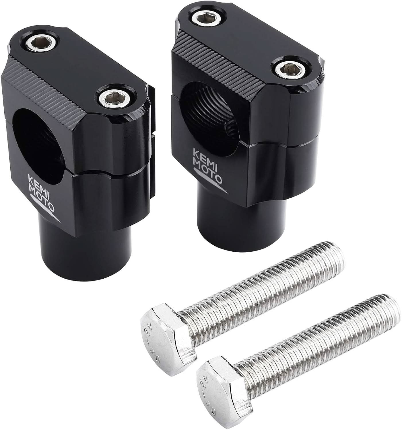1 Inch Aluminum Handlebar Risers, Universal fit for Motorcycle/ATV Dirt Bike - Kemimoto