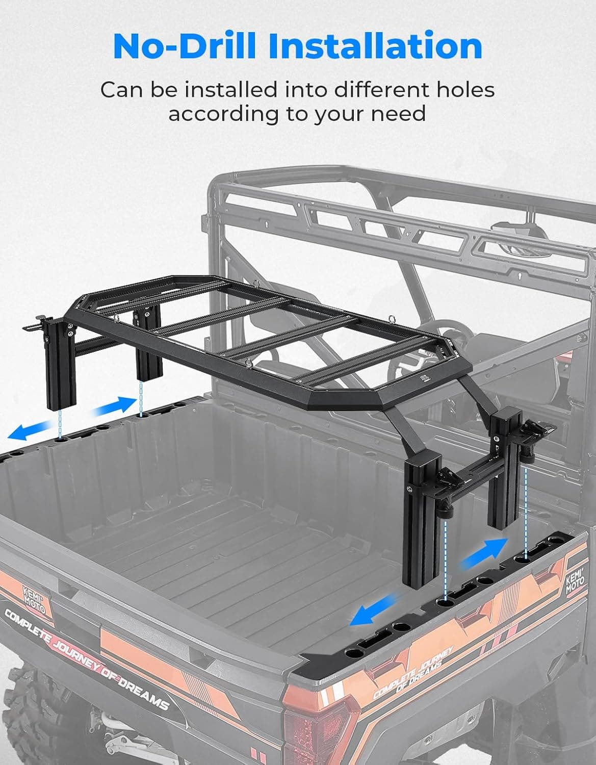 Rear Rack for Polaris Ranger 1000/ XP 1000/ Ranger Diesel