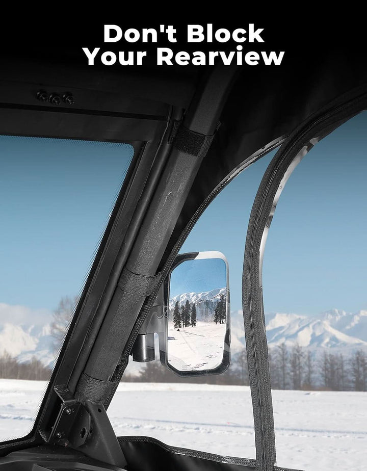 UTV Cab Enclosure Waterproof 1680D Soft Side Doors for Hisun, Axis, Coleman, Massimo MSU 500 - Kemimoto