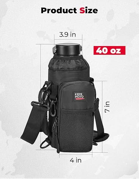 Water Bottle Holder Bag For YETI Stanley SLM 32 oz|40 oz - Kemimoto