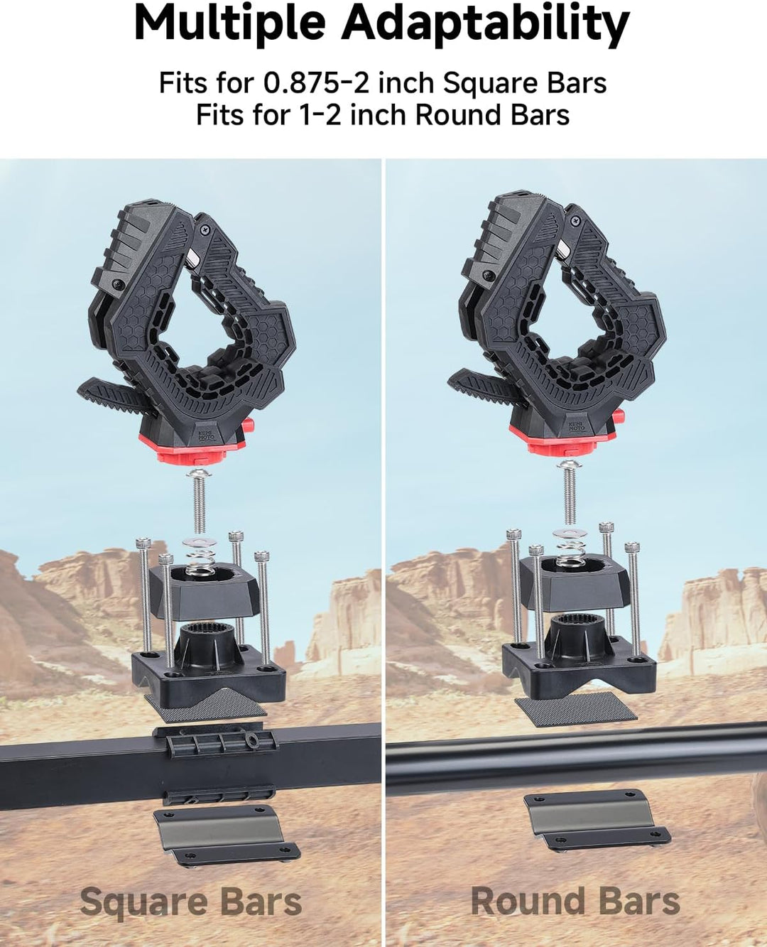 Ratcheting Hunting Tool Rack For ATV UTV