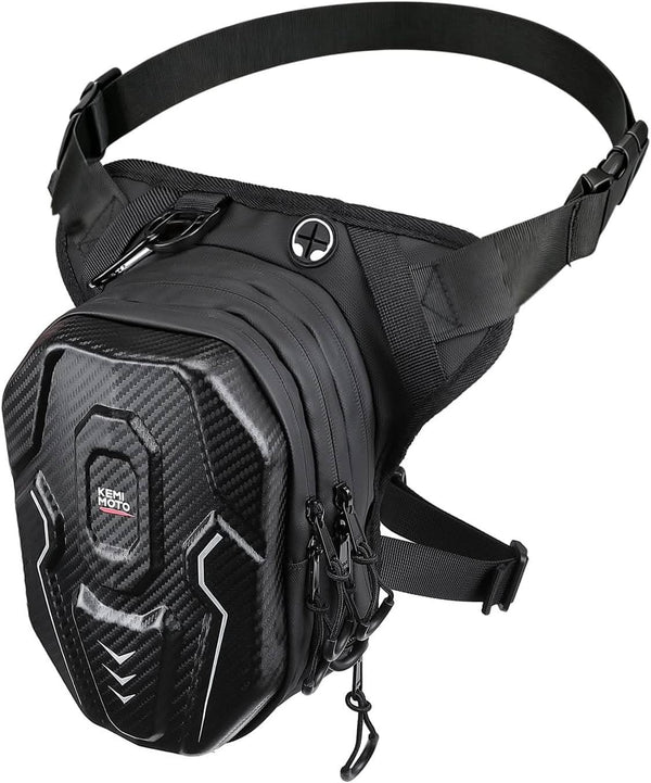 Motorcycle EVA Hard Shell Leg Bag for Men Women
