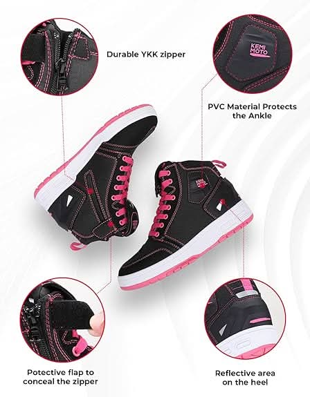 KEMIMOTO Motorcycle Shoes For Women - Kemimoto