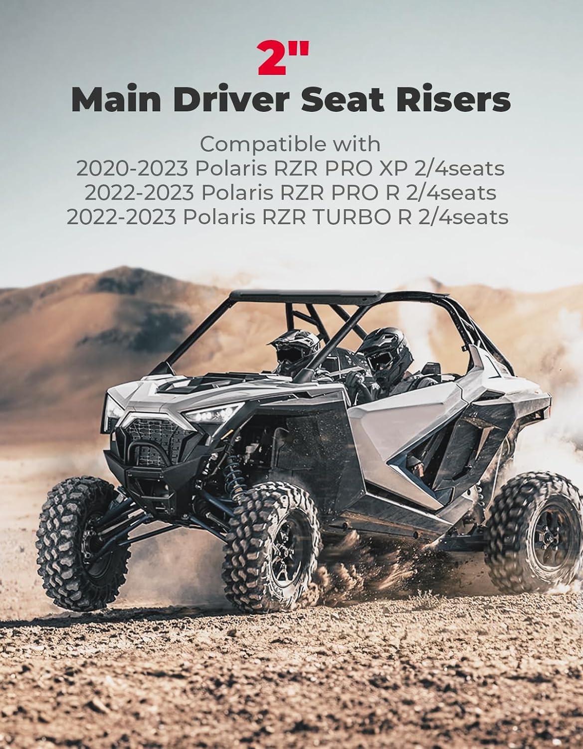 Driver Seat Riser Polaris RZR Pro XP Seat Riser – Kemimoto