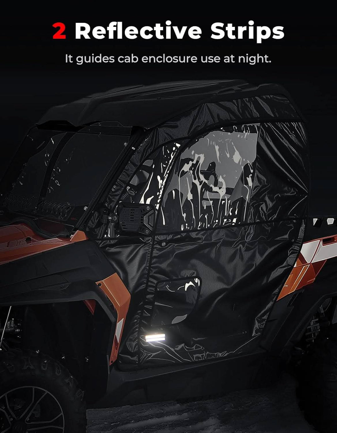 UTV Soft Upper Doors for CFMOTO ZForce 500/800EX/1000 - Kemimoto