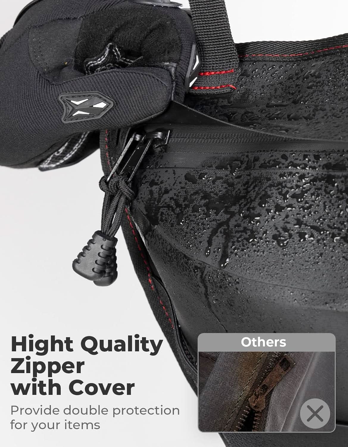 TPU Center Storage Bag for Polaris RZR XP 1000 Turbo S 900 2014-2023 - Kemimoto