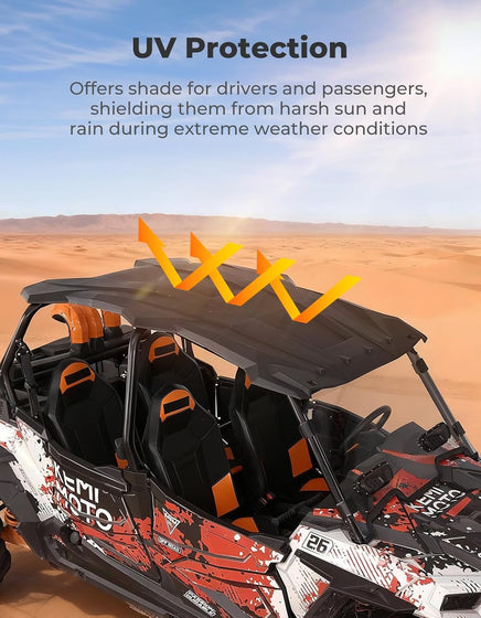 Hard Roof 4 Seater for Polaris RZR XP 4 1000/Turbo 2014-2023 - Kemimoto