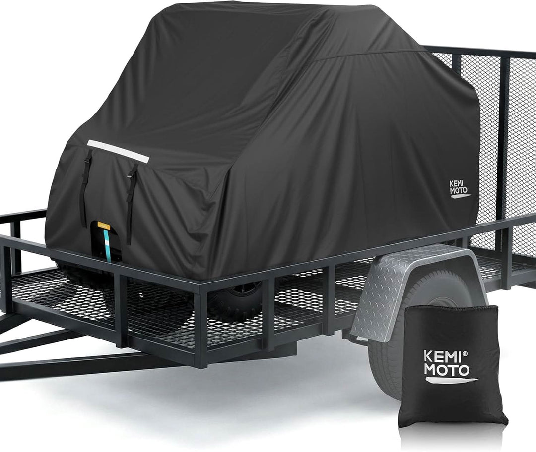 UTV 2-Seater Trailerable Cover for Polaris RZR XP 1000 Can-Am Maverick X3 Defender, 140" x 58" x 75"