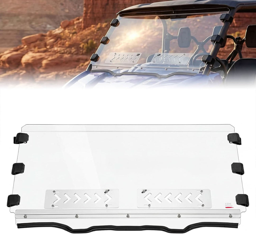 Sliding Vented Windshield For Yamaha Viking/Viking VI - Kemimoto