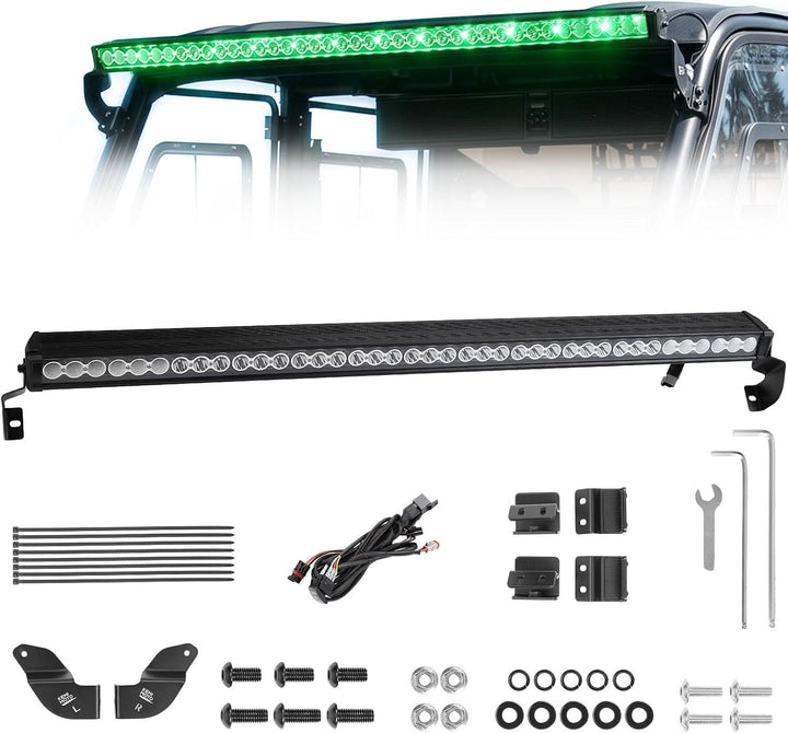 50" Multi-Color Curved LED Light Bar Kit for Polaris Ranger 1000 / XP 1000 / Crew