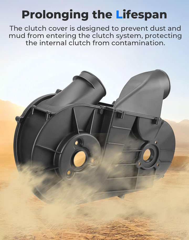 Inner Clutch Cover Belt Box for Polaris RZR XP 1000/Ranger Crew XP 1000 900/General - Kemimoto
