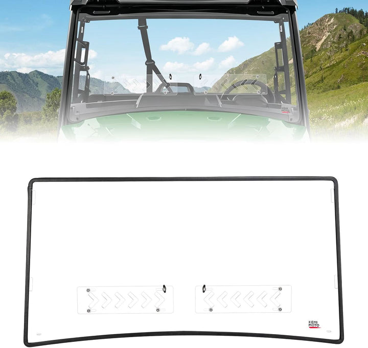 Front Vented Full Windshield, Hard-Coated for 2018+ John Deere Gator XUV 835E/M & 865E/M