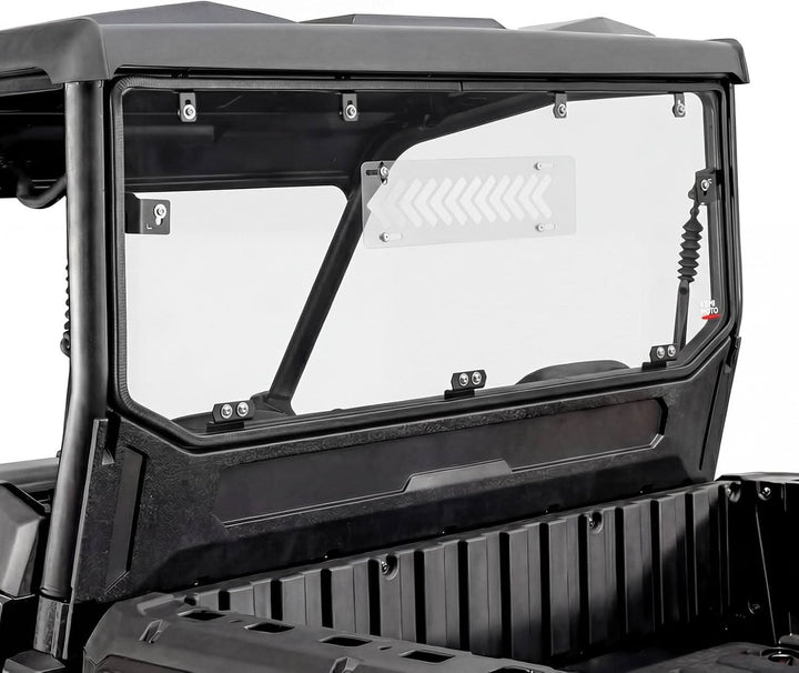 UTV Rear Windshield with VentsFor Kawasaki Ridge - Kemimoto