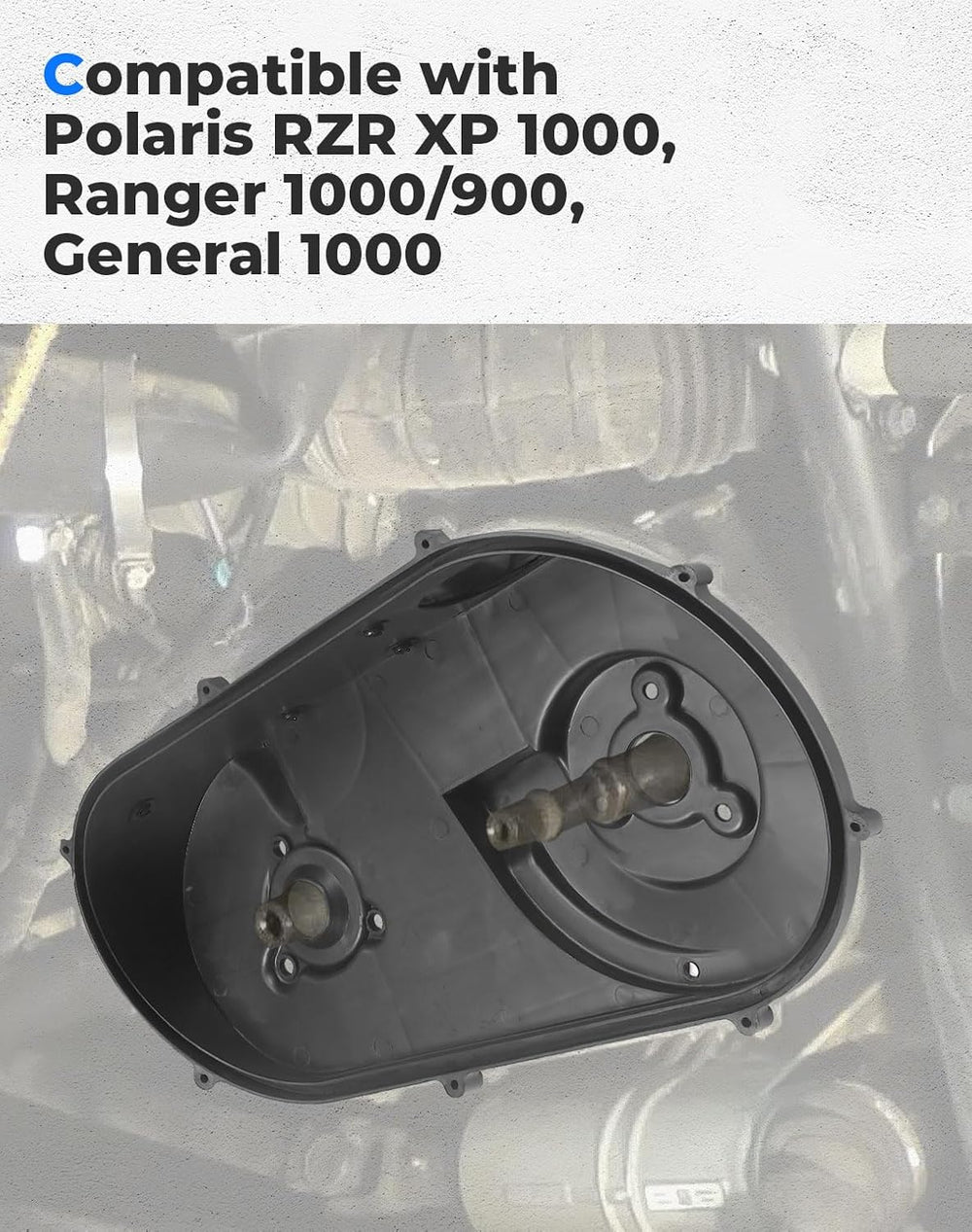 Inner Clutch Cover Belt Box for Polaris RZR XP 1000/Ranger Crew XP 1000 900/General - Kemimoto