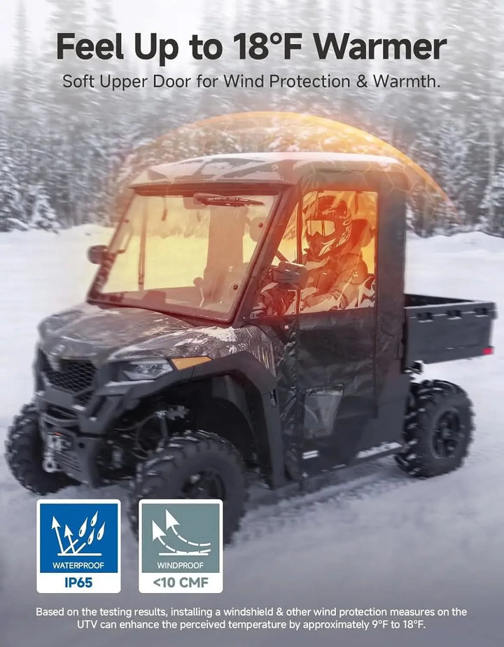 UTV Soft Doors Cab Enclosure For CFMOTO UFORCE 600