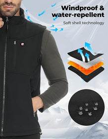Men's Heated Vest Windproof