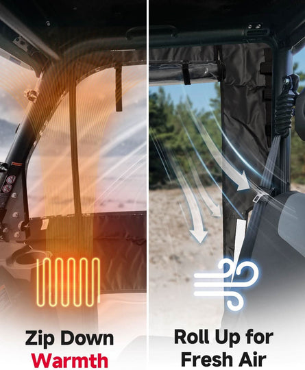 Soft Cab Enclosure Doors For CFMOTO UFORCE 1000