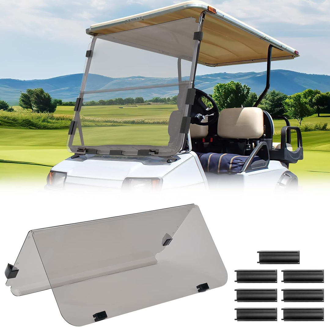 Foldable Golf Cart Windshield for Club Car DS (1982-2000) - Kemimoto