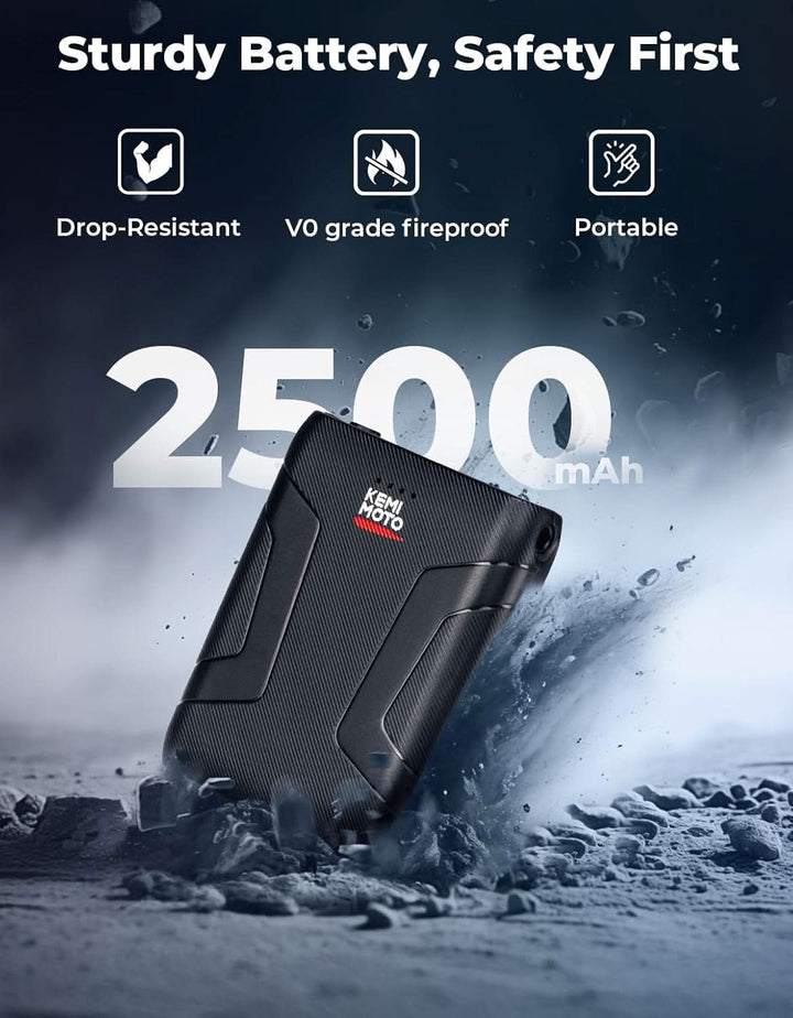 EVA-Pad Heated Gloves for Unisex, Touchscreen Snowmobile Gloves for Winter - Kemimoto