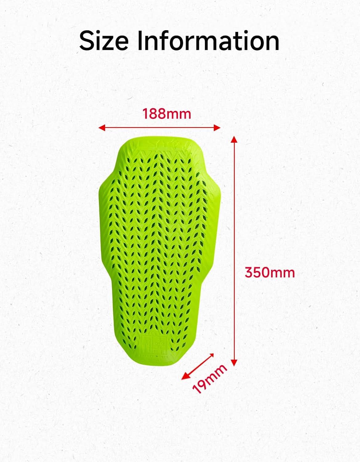 KEMIMOTO CE 2 Pads Fit for Motorcycle Jacket Rebound Material
