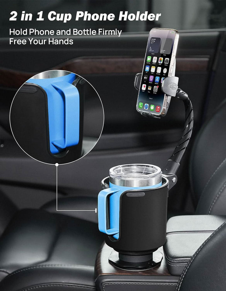 JOYTUTUS Cup Holder Phone Mount for Car - Kemimoto