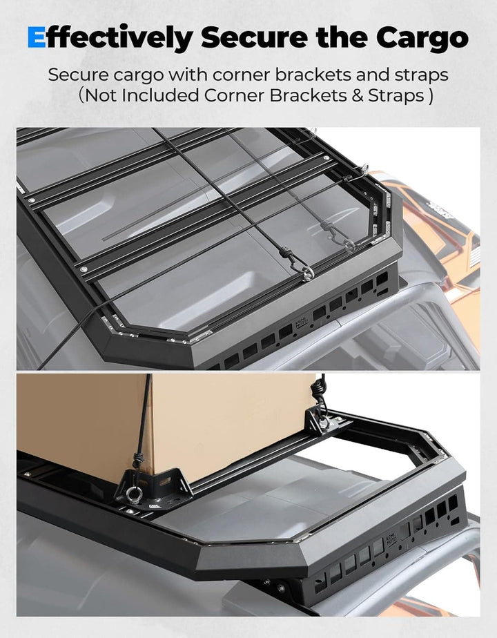 Roof Rack for Polaris Ranger XP 1000/ Ranger 1000 (2-Seat) - Kemimoto