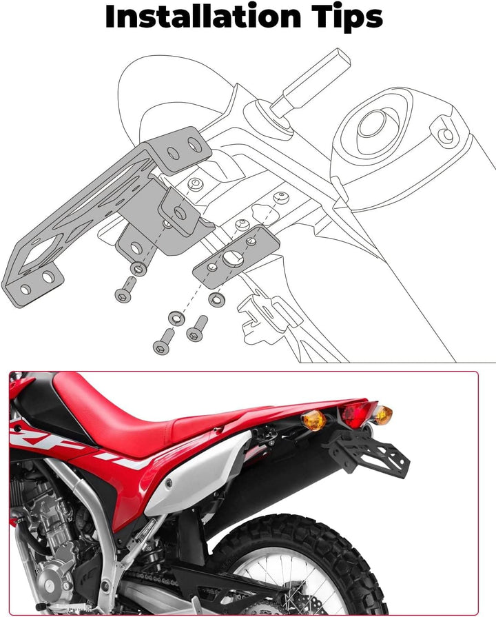 License Plate Bracket for CRF300L 2021-2022 - Kemimoto