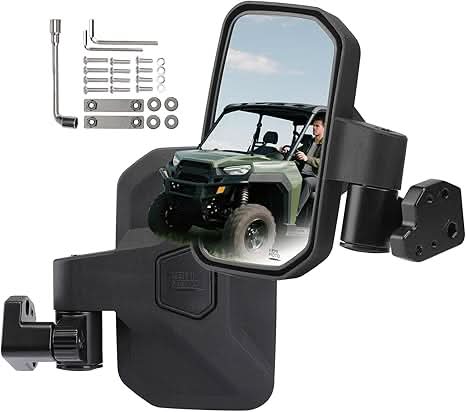 UTV Side Mirrors for Can-Am Defender HD5|7|8|9|10 2016-2025 - Kemimoto