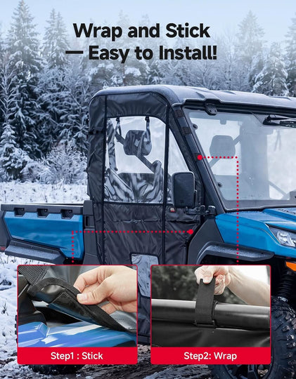 Soft Cab Enclosure Doors For CFMOTO UFORCE 1000