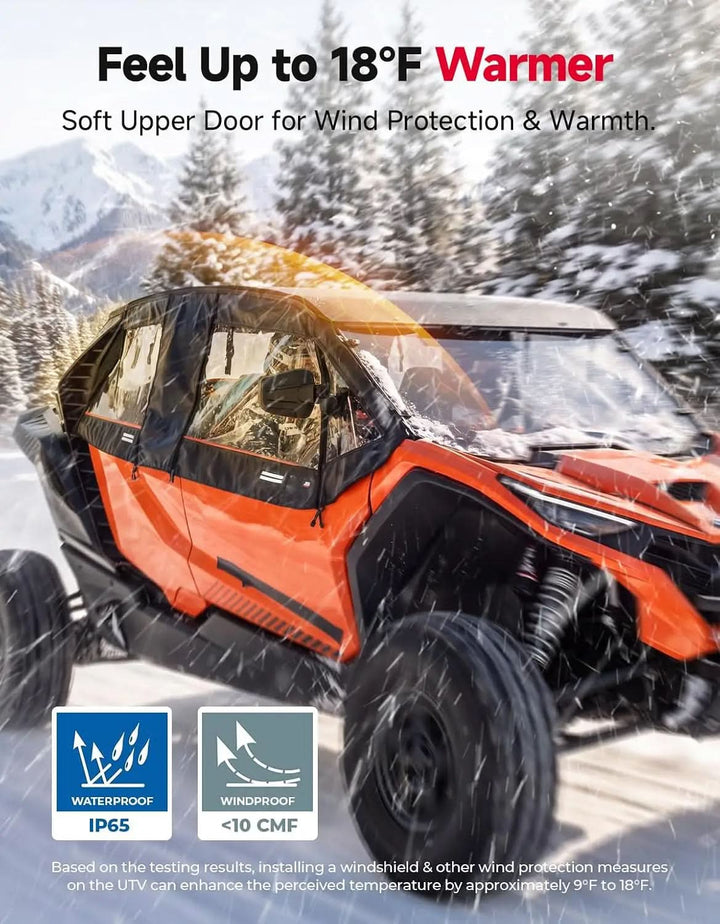 Soft Upper Door Cab Enclosure For CFMOTO ZForce Z10-4