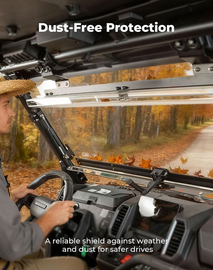3-IN-1 Flip Windshield For CFMOTO UFORCE U10 - Kemimoto