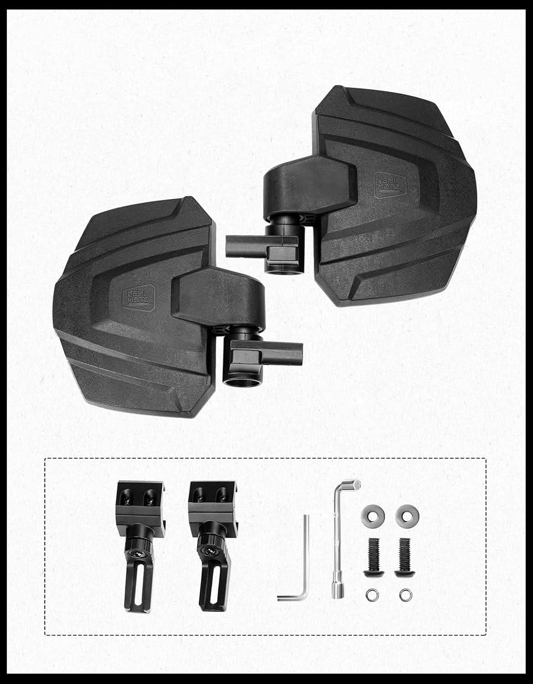 UTV Side Mirrors For Polaris|Can-Am| CFMOTO - Kemimoto