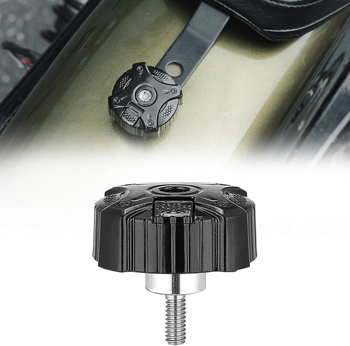 Anti-theft Seat Bolt Seat Screw Cover for Sportster Touring Road King Electra Street Glide Softail Dyna - Kemimoto