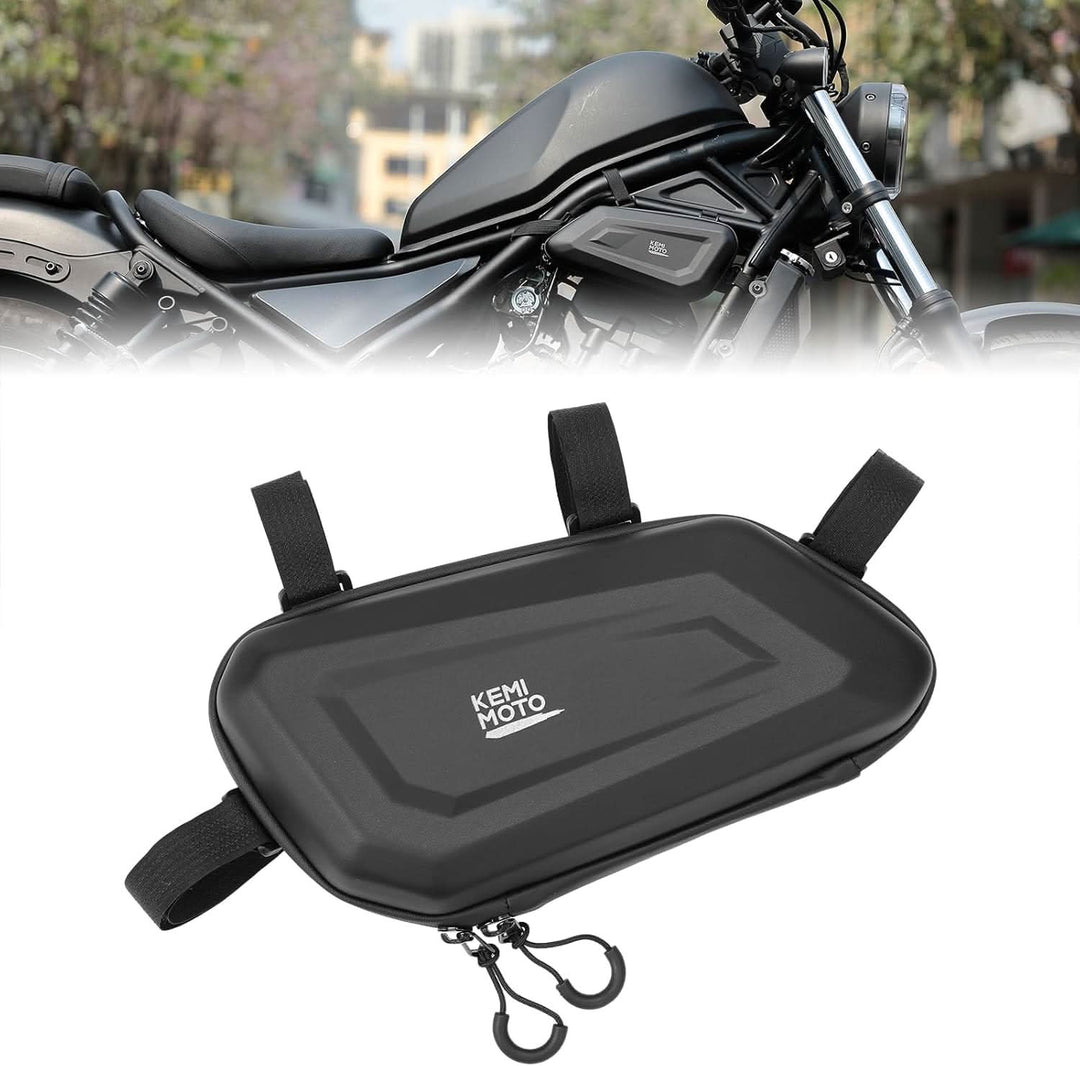 EVA Hard Shell Tool Side Bag for Motorcycle - Kemimoto