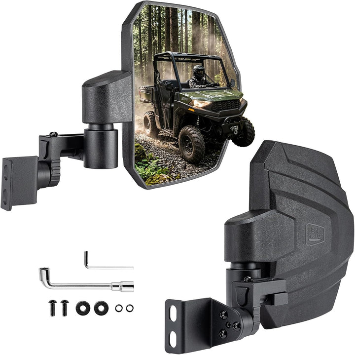 UTV Side View Mirrors for Polaris Ranger 570/500/900 XP 2014-2026