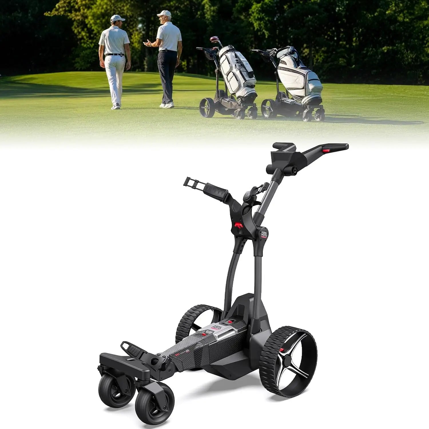 ApexAI Auto-Follow Electric Golf Push Cart with Remote Control