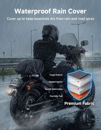 13L Waterproof Tail Bag For Motorcycle - Kemimoto