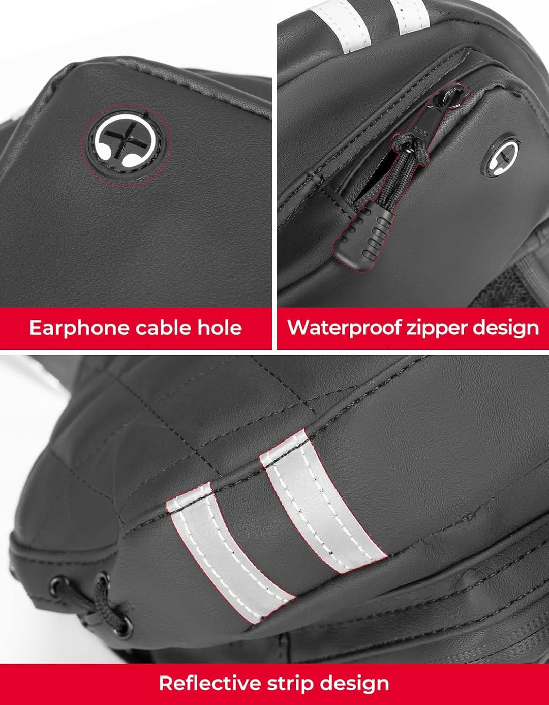 Motorcycle Backrest Bag Organizer Kit for Touring Softail - Kemimoto