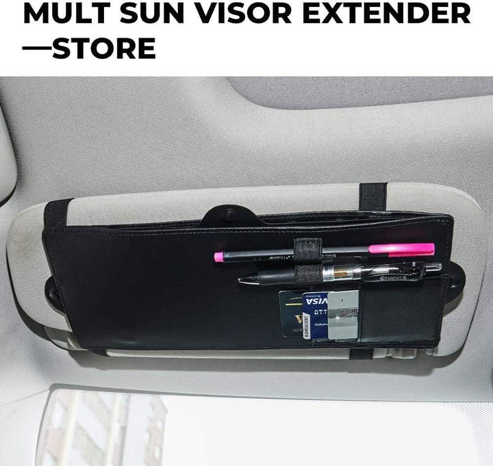 KEMIMOTO Car Sun Visor Sunshade Extender - Kemimoto