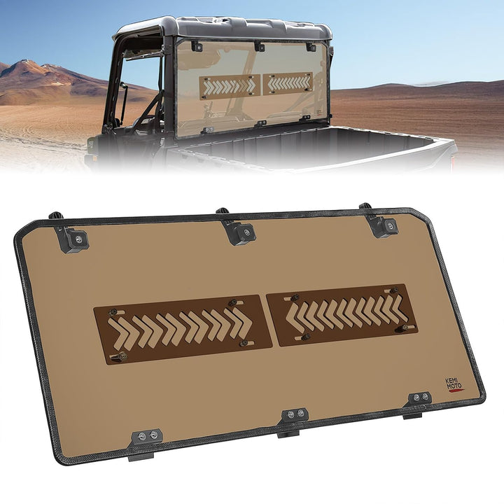 Tinted Rear Window for Polaris Ranger Midsize 500/570/SP 570/Crew/ETX/EV - Kemimoto