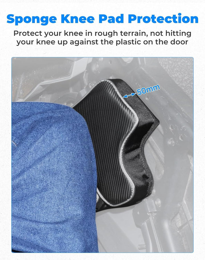 Front Lower Door Bags with Knee for Polaris General 1000/4 2016-2024, 2PCS - Kemimoto