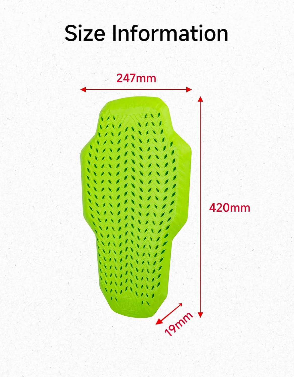 KEMIMOTO CE 2 Pads Fit for Motorcycle Jacket Rebound Material