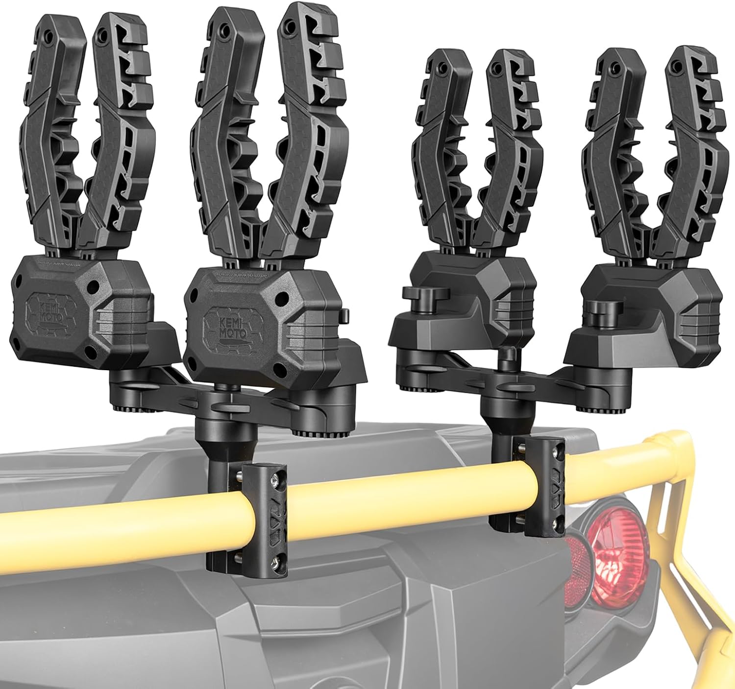 Tool Rack Mount for ATV/UTV Hunting Gear(0.75-1.25 in Round Tubes) - Kemimoto