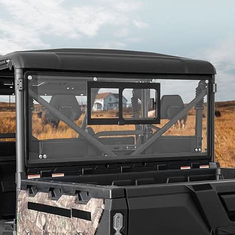 UTV Sliding Glass Rear Window For CFMOTO UFORCE 1000/1000 XL 2019-2025