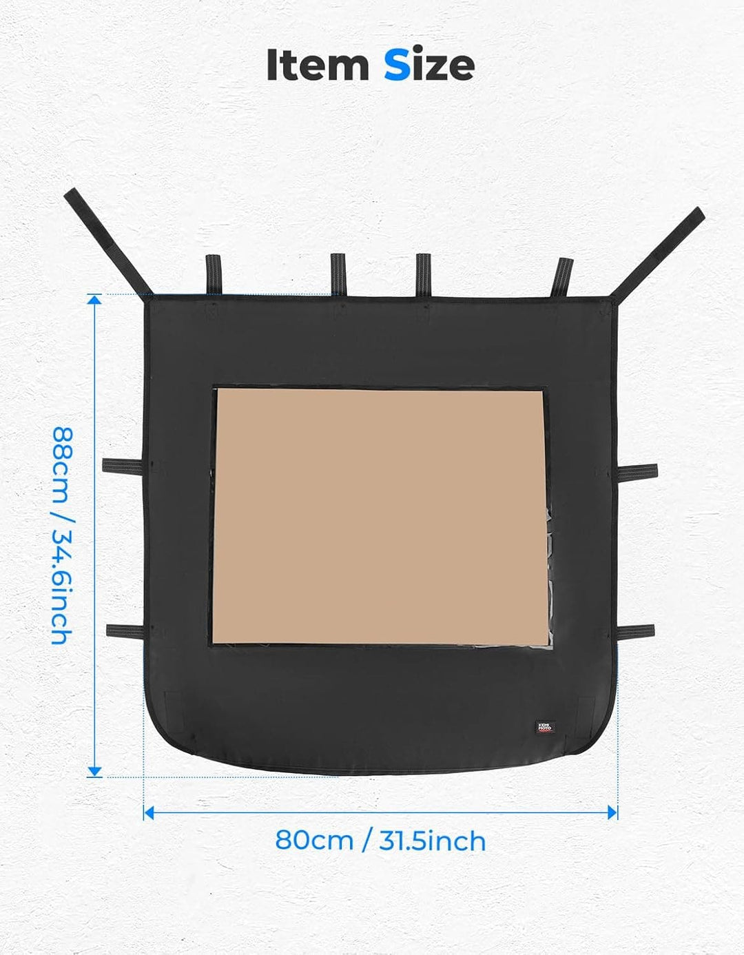 Soft Canvas Roof Top for Polaris RZR XP 1000 / Turbo / 900 2014-2023 - Kemimoto